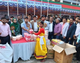 শাজাহানপুরে মাঝিড়া মডেল উচ্চ বিদ্যালয়ের বার্ষিক ক্রীড়া প্রতিযোগিতা